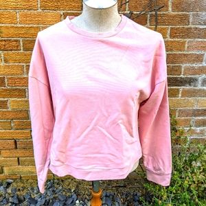 Pink Forever 21 Cropped Sweatshirt Size S NWT